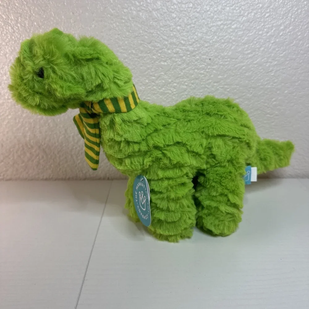 Little Jurassics Stuffed Animals-holiday Brontosaurus Manhattan Toy New